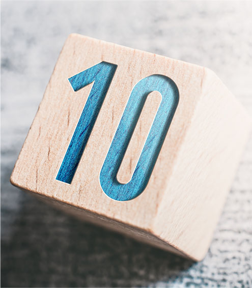 10     !